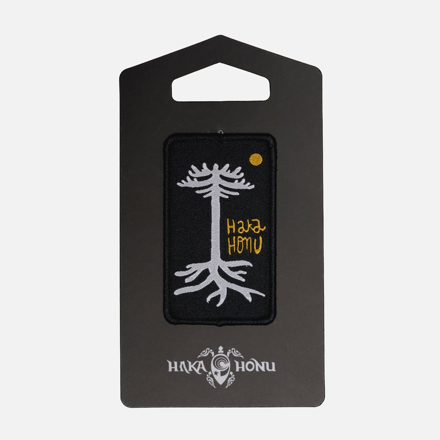 Parche Unisex Woven Patch Haka Honu Negro / Blanco Haka Honu