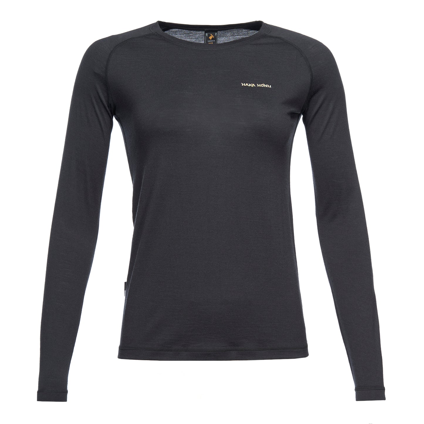 Primera Capa Mujer Carnero Top Negro Haka Honu