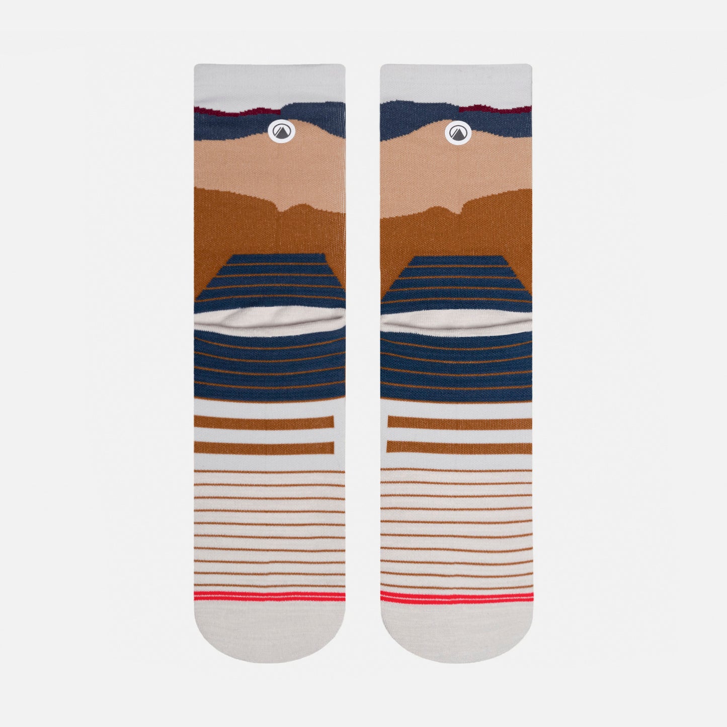 Calcetines Hombre Andes Run Socks Mid Gris Claro Lippi