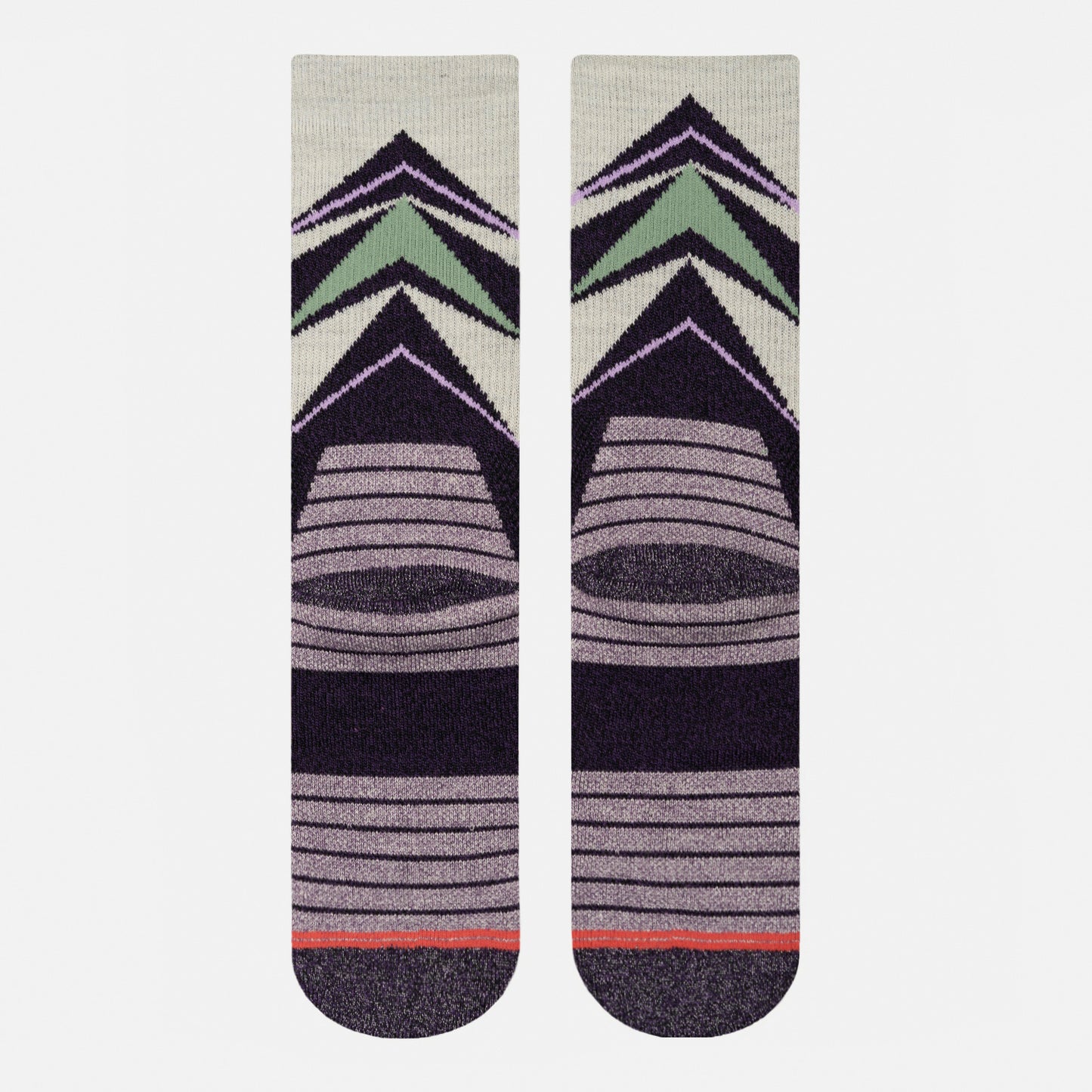 Calcetín Mujer Trekking Warm Socks Morado Oscuro Melange Lippi