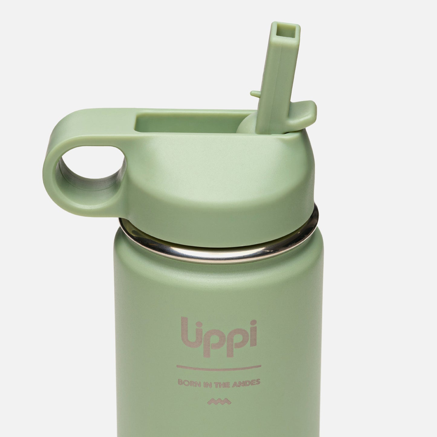 Botella Light Steel Sport Kids 350 ml Verde Lippi