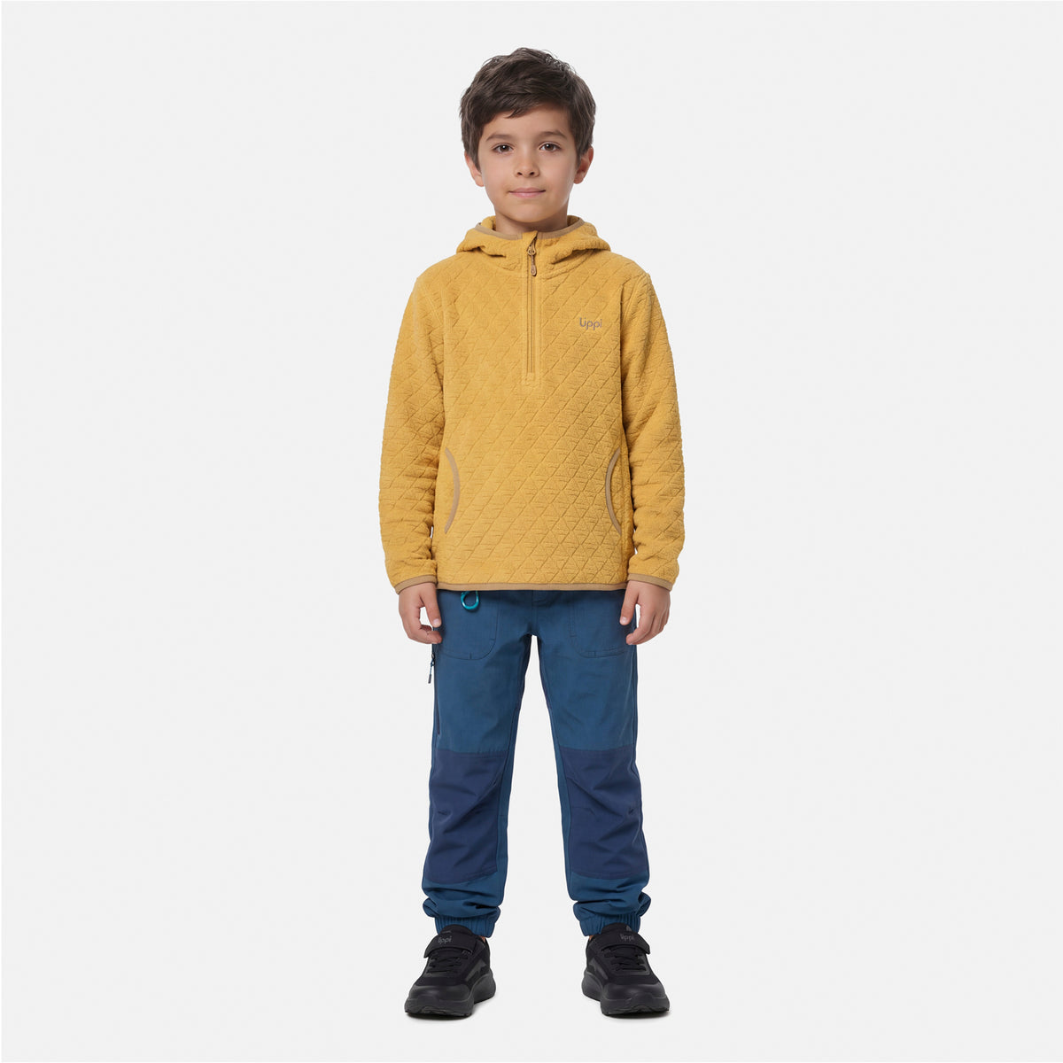Polerón Niño Saltamontes Nano-F 1/4 Zip Hoody Mostaza Lippi