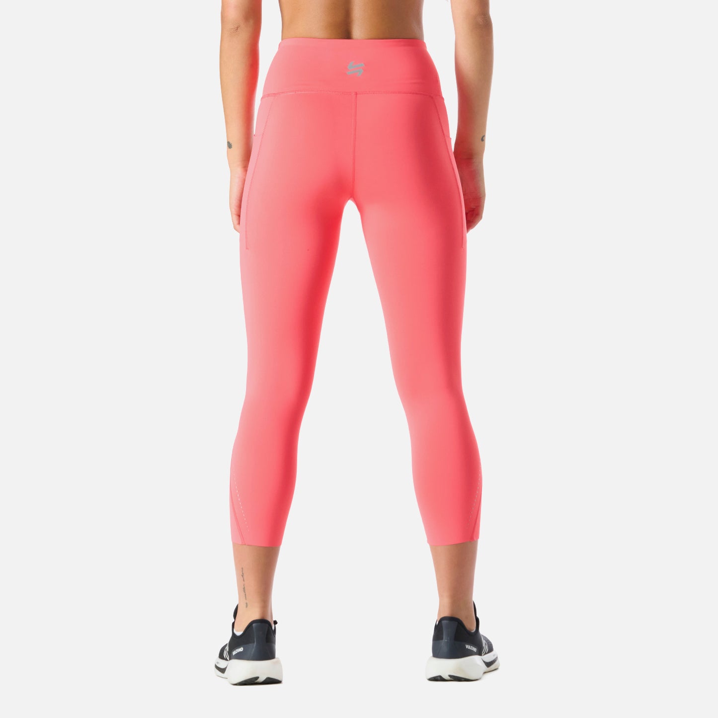 Calza Mujer Built To Move Compressive 3/4 Super High Rise Leggins Coral Vulcano