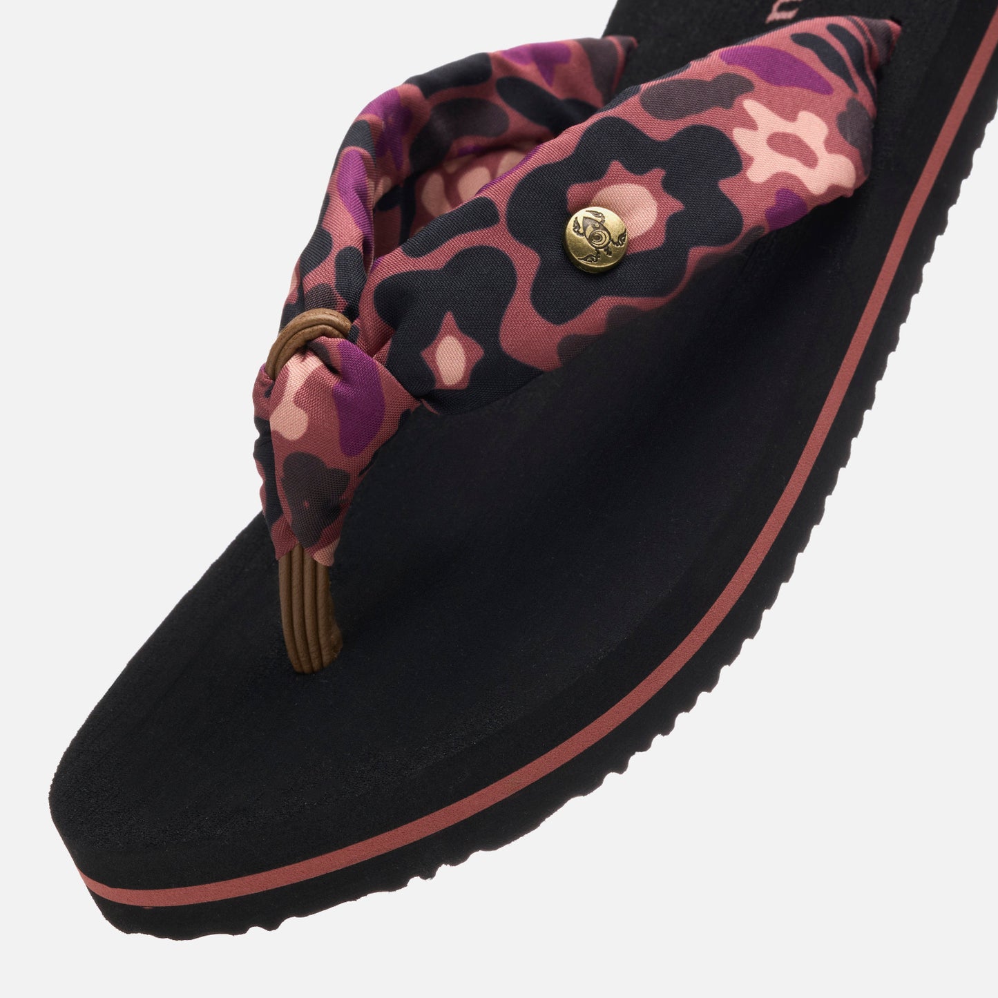 Sandalia Mujer Shancleta Negro Haka Honu