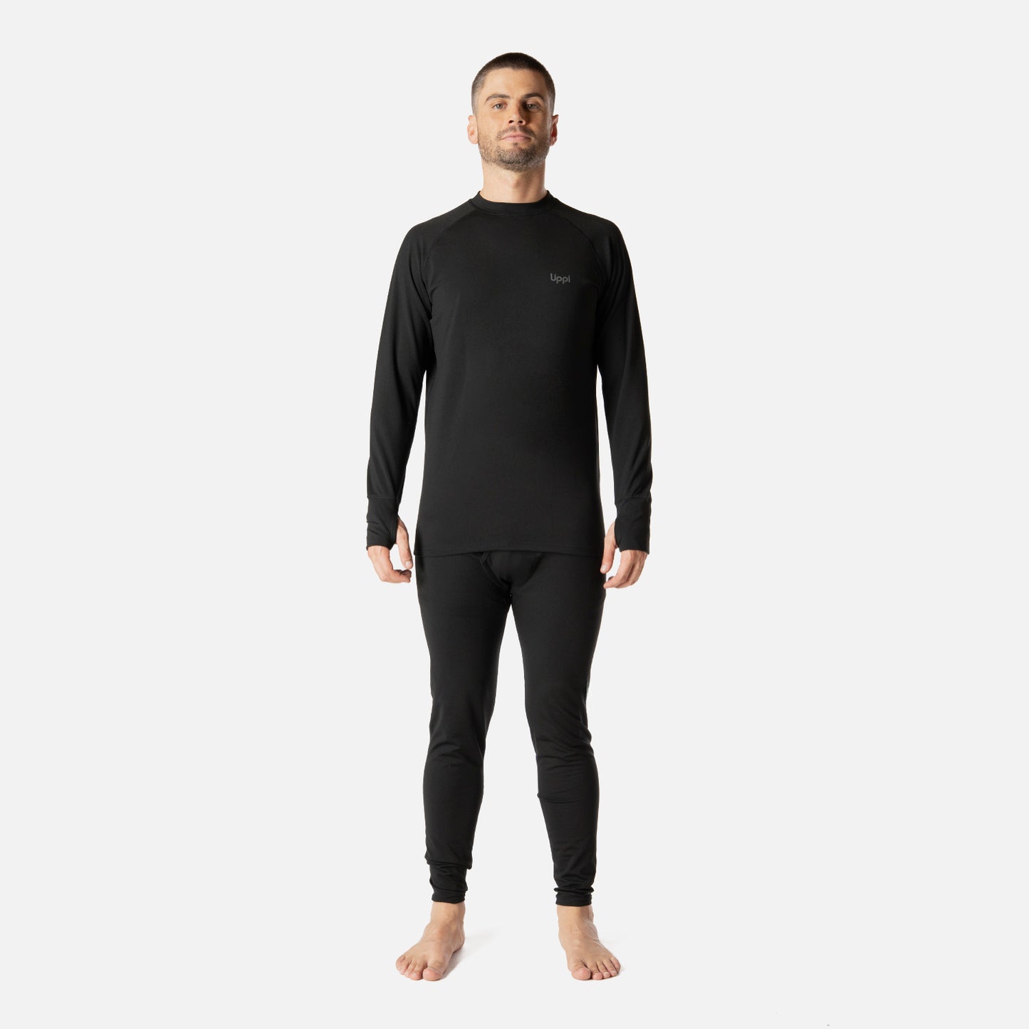 Primera Capa Hombre Skintec Warm Bottom Negro Lippi