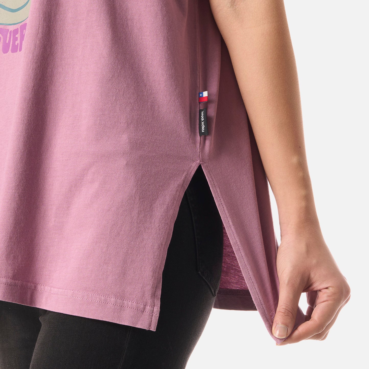 Polera Mujer Garza Lila Haka Honu