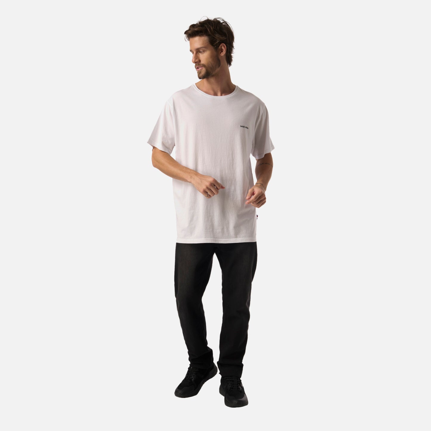Polera Hombre Polo Blanco Haka Honu