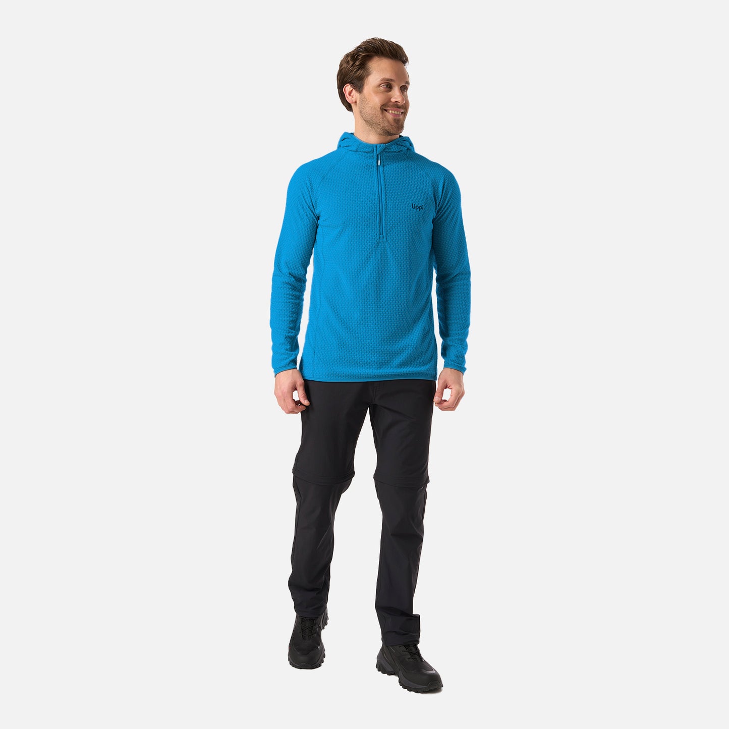 Polerón Hombre Jacaranda Nano-F 1/4 Zip Hoody Azul Oscuro Lippi