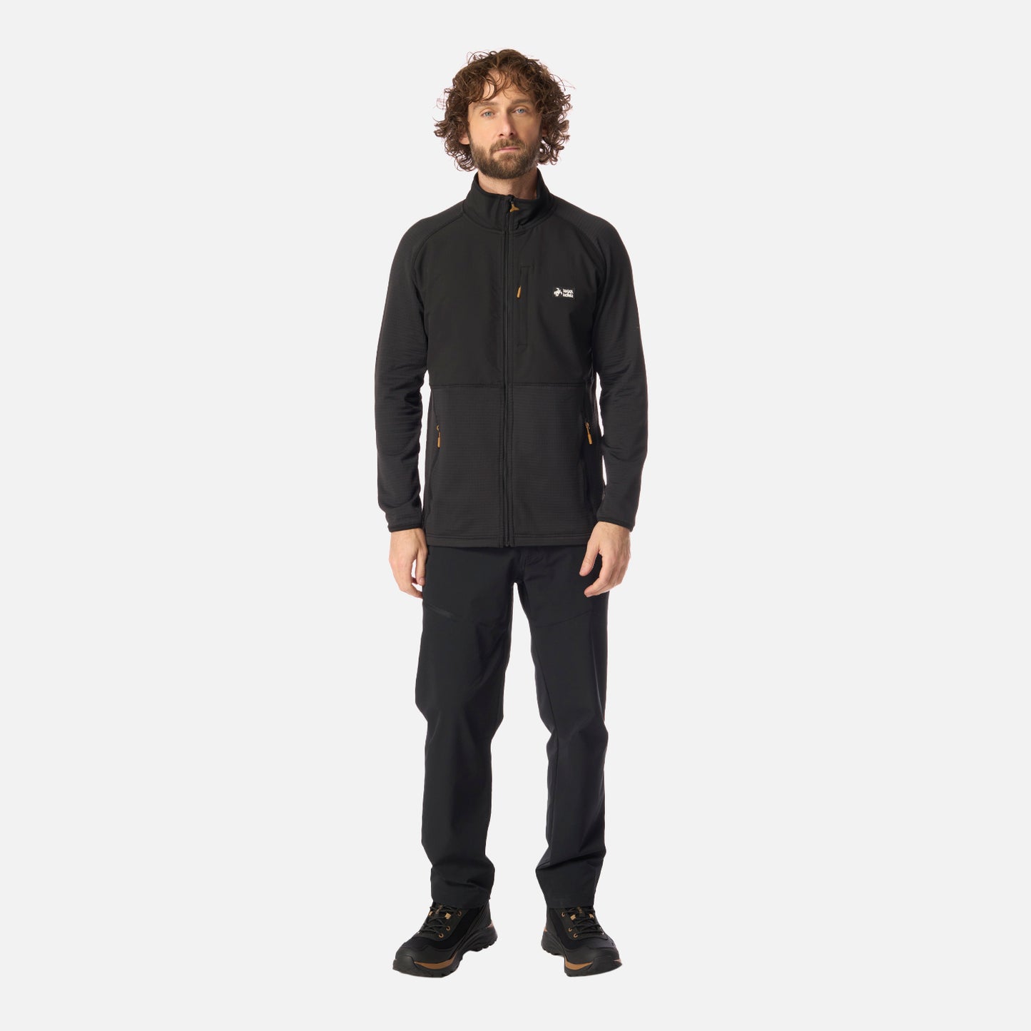 Polerón Hombre Taina Full Zip Negro Haka Honu