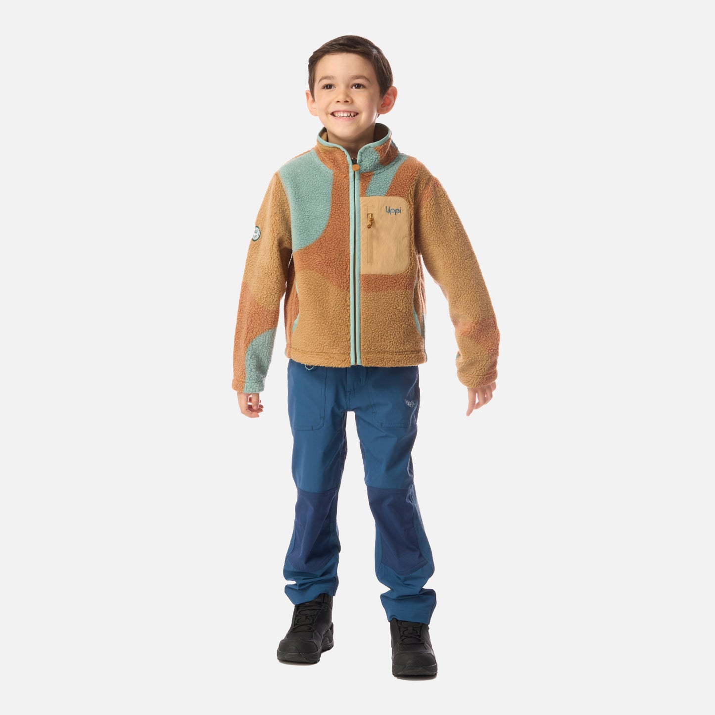 Polar Niño Glaciar Sherpa-Pro Jacket Print Cafe Claro Lippi