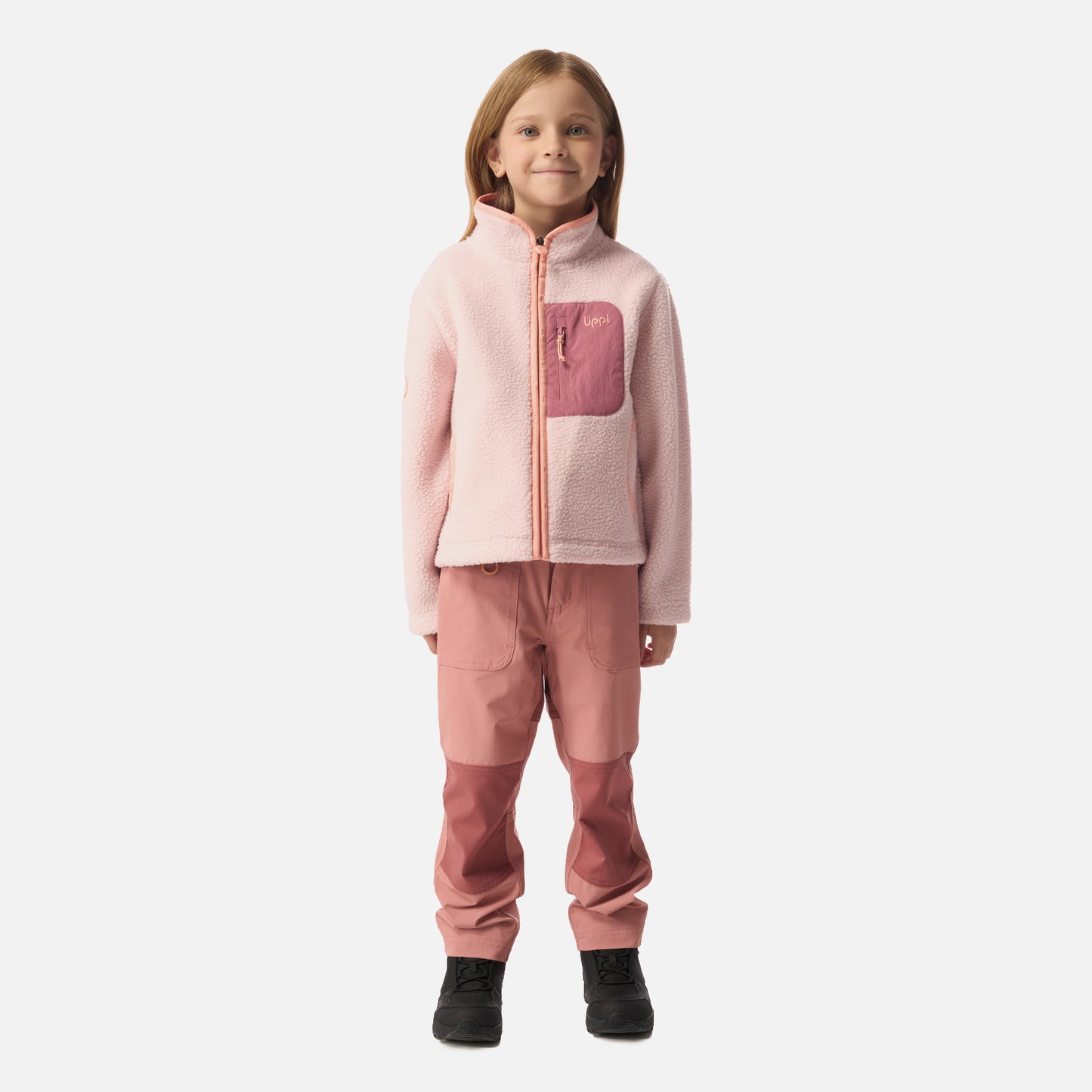 Polar Niña Glaciar Sherpa-Pro Jacket Rosa Claro Lippi