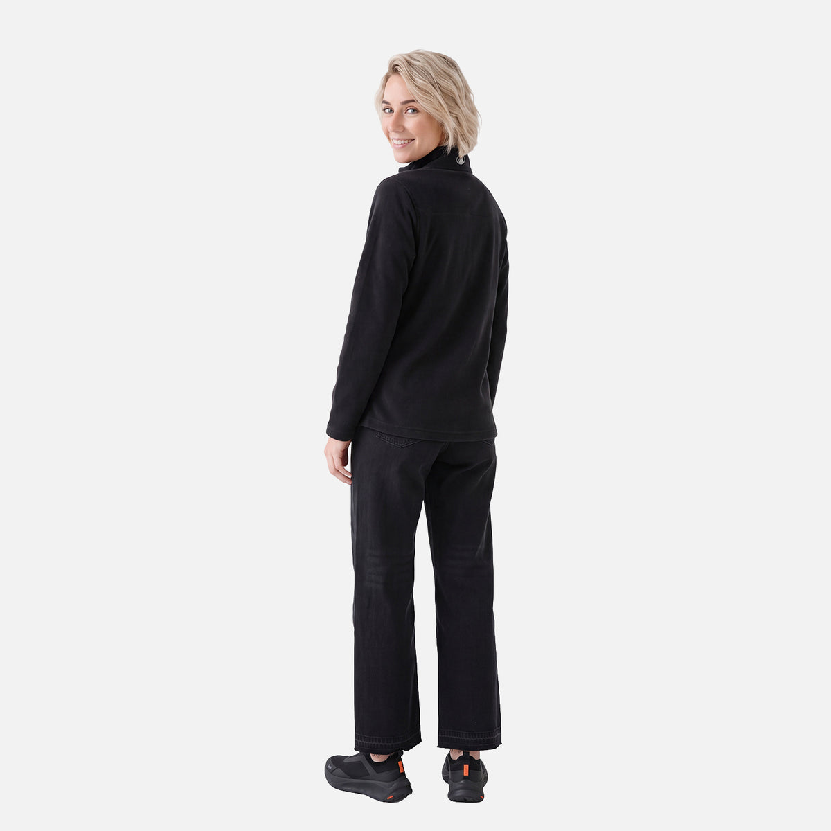 Polar Mujer Elemental Therm-Pro 1/4 Zip Negro Lippi