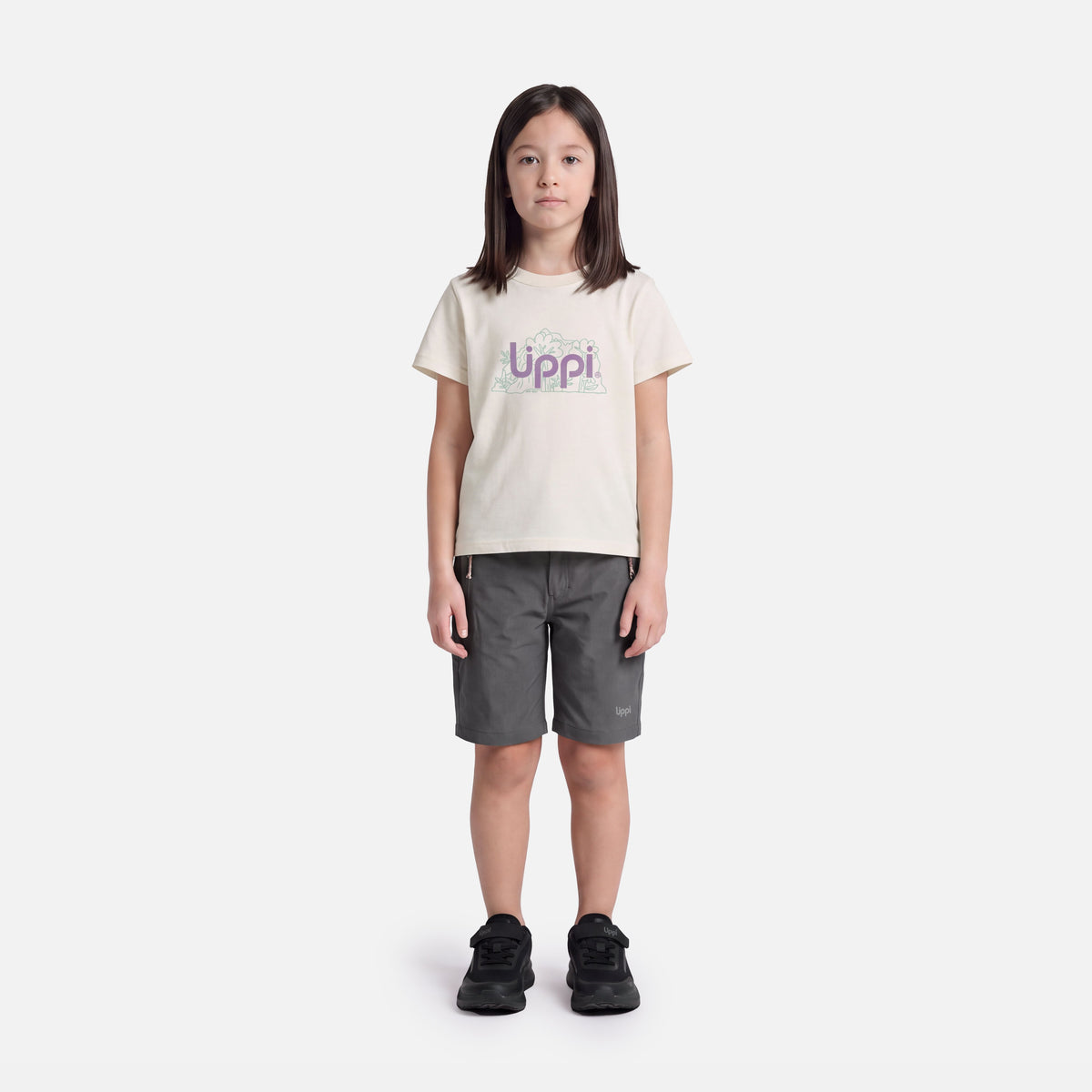Polera Niña Ulmo T-Shirt Crema Lippi