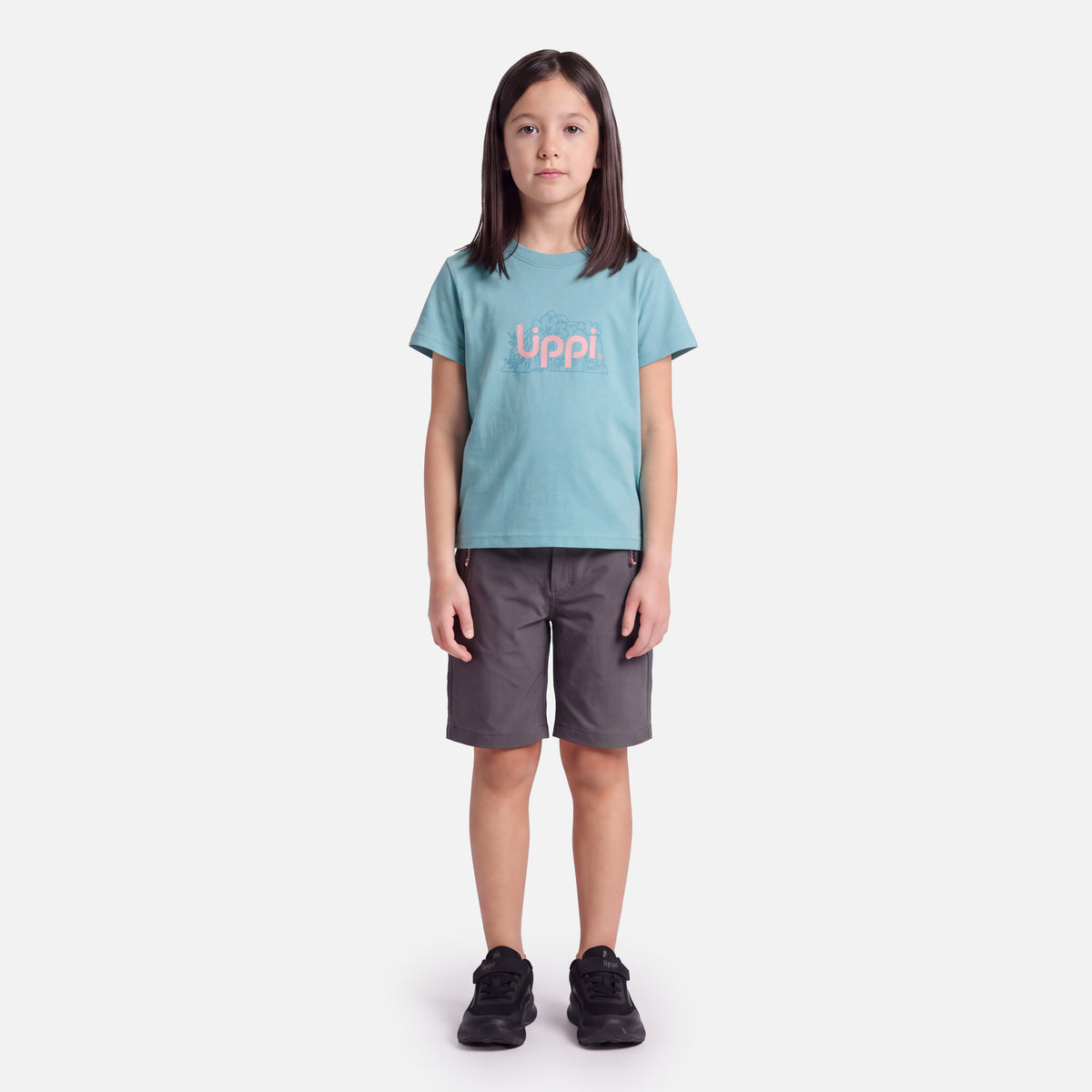 Polera Niña Ulmo T-Shirt Turquesa Claro Lippi