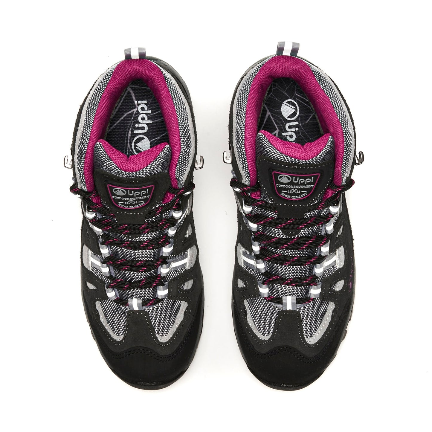 Botín Mujer Puelo Cs Hi Grafito / Fucsia Lippi