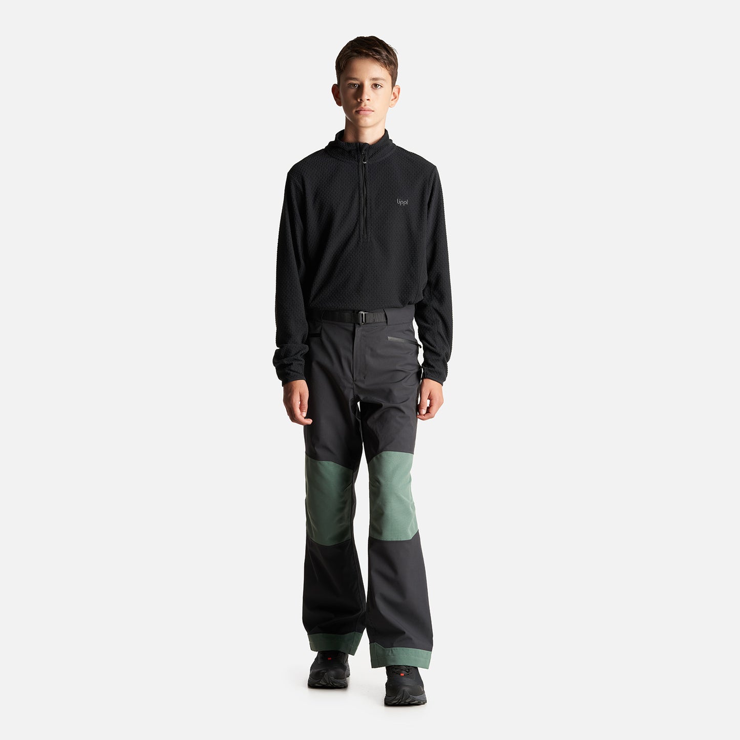 Pantalon Teen Boy Sierra Nevada B-Dry Light Pants Negro/Verde Botella Lippi
