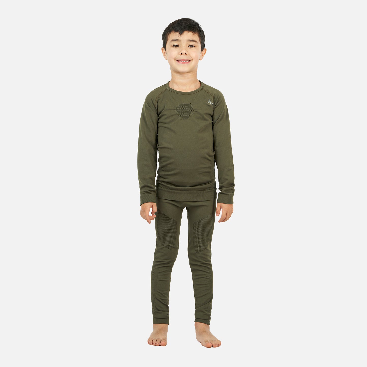 Primera Capa Niño Skintec 2000 Warm Pack Verde Bosque Lippi