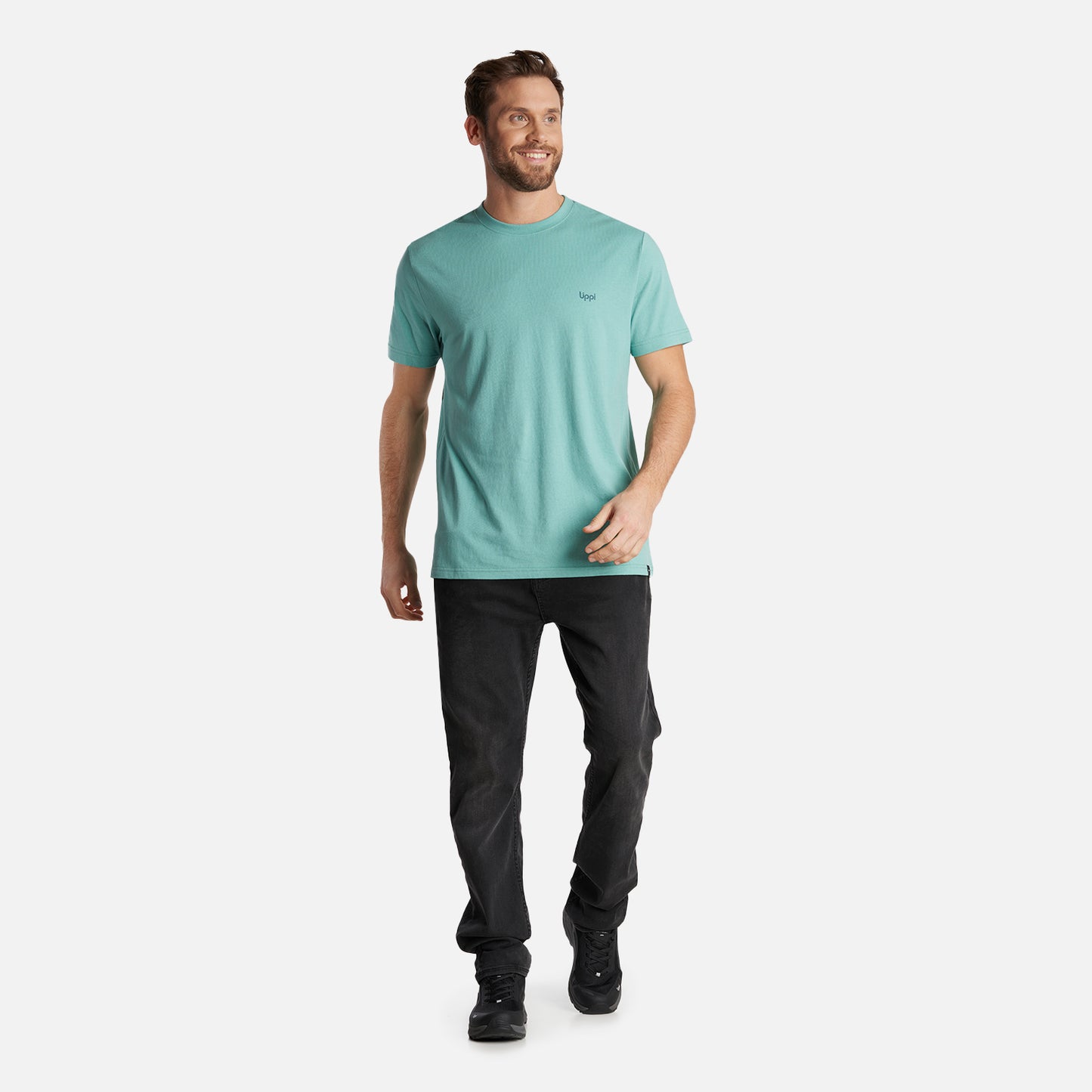 Polera Hombre Gravel T-Shirt Turquesa Lippi