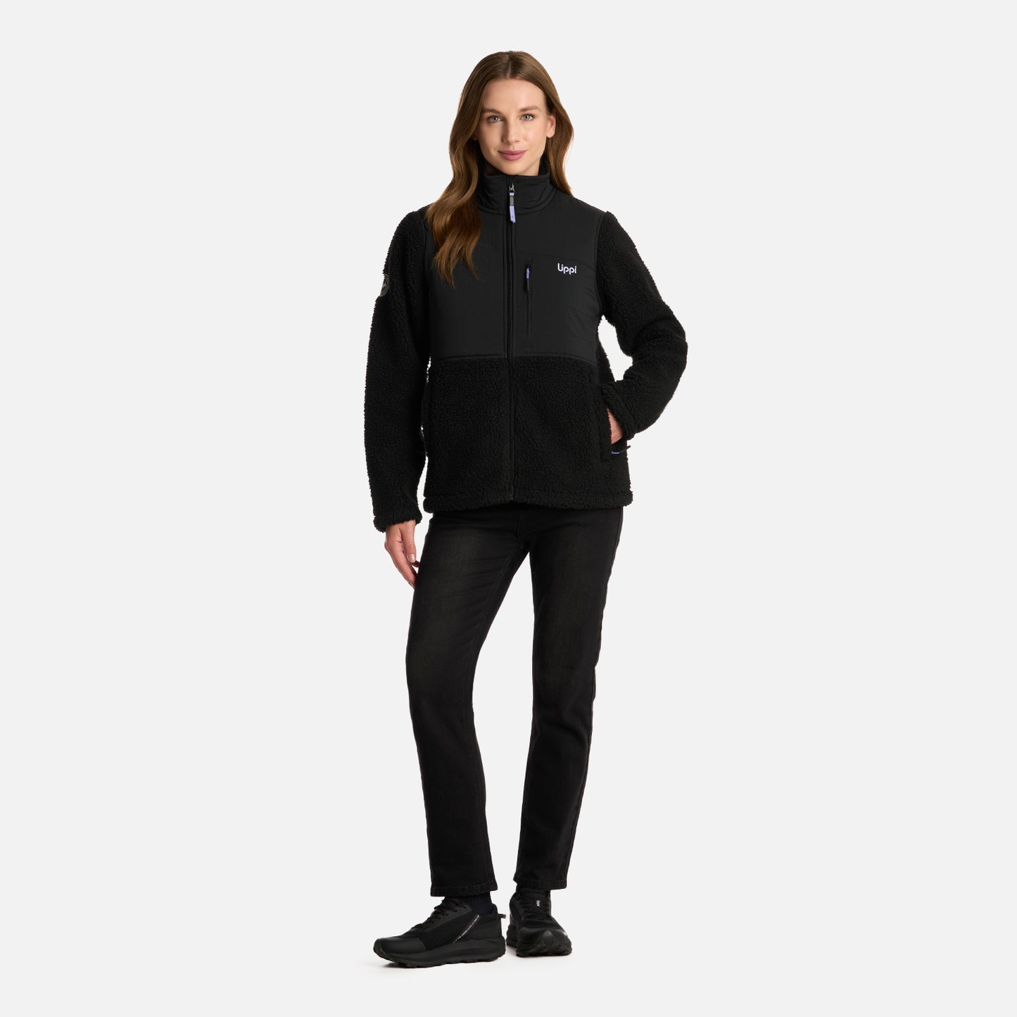 Polar Mujer Glaciar Sherpa-pro Jacket Negro Lippi