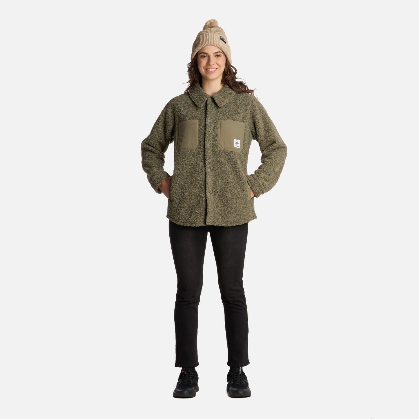 Chaqueta Mujer Leñadora Verde Oliva Haka Honu