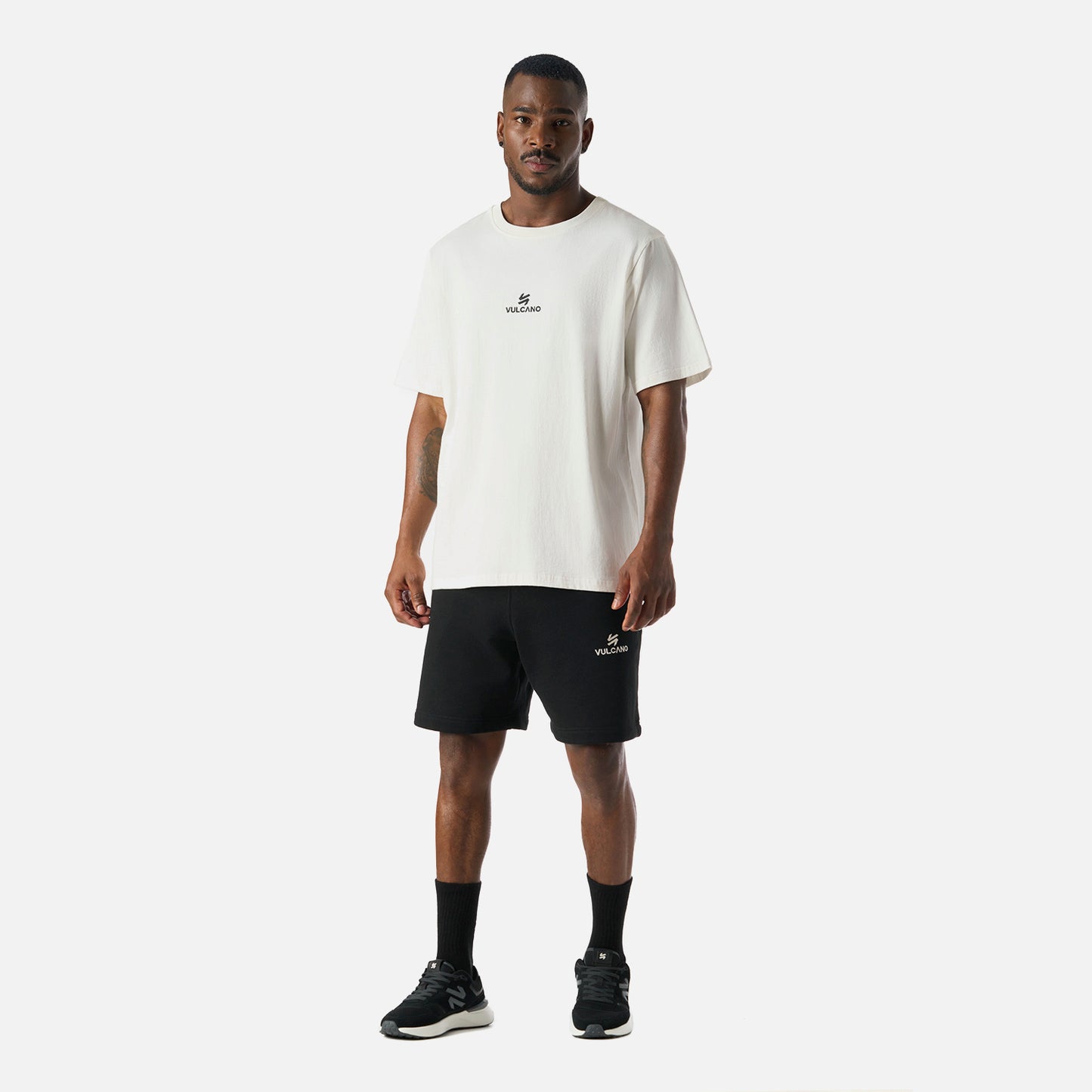 Polera Hombre Cool Down T-Shirt Blanco Vulcano