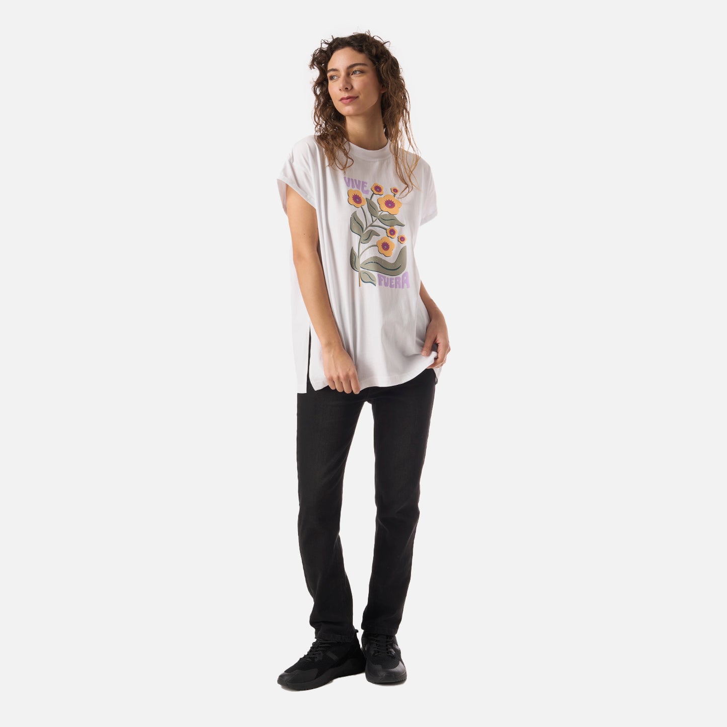 Polera Mujer Garza Blanco Haka Honu