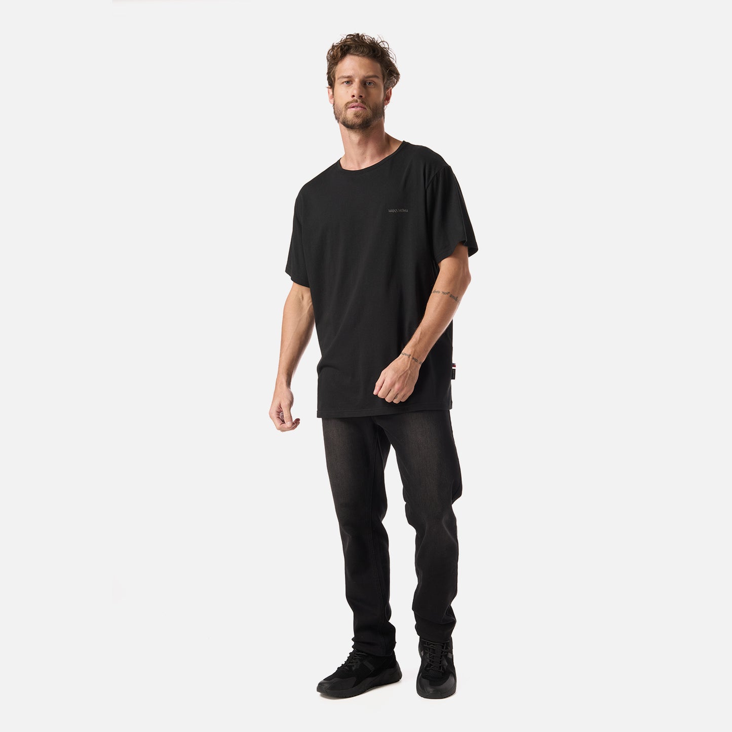 Polera Hombre Haka Negro Haka Honu