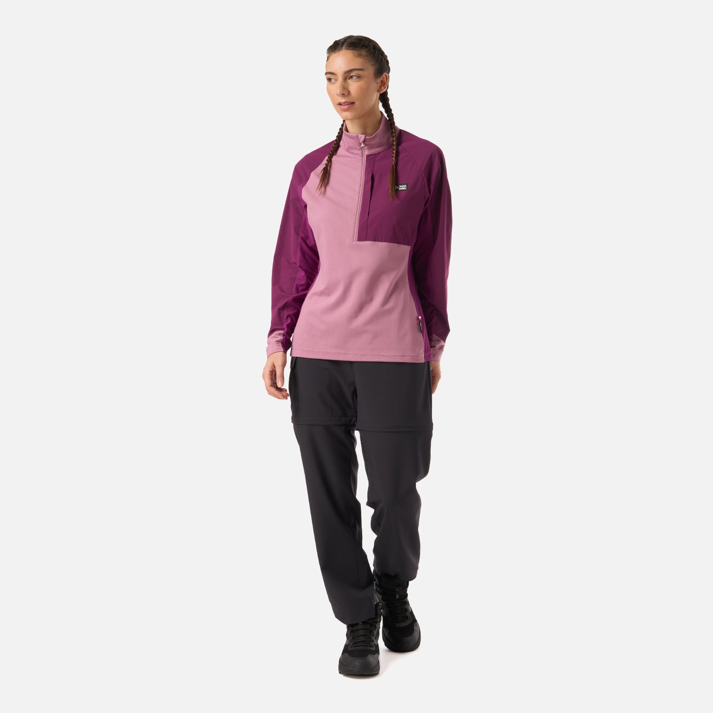 Polerón Mujer Higo Lila Haka Honu