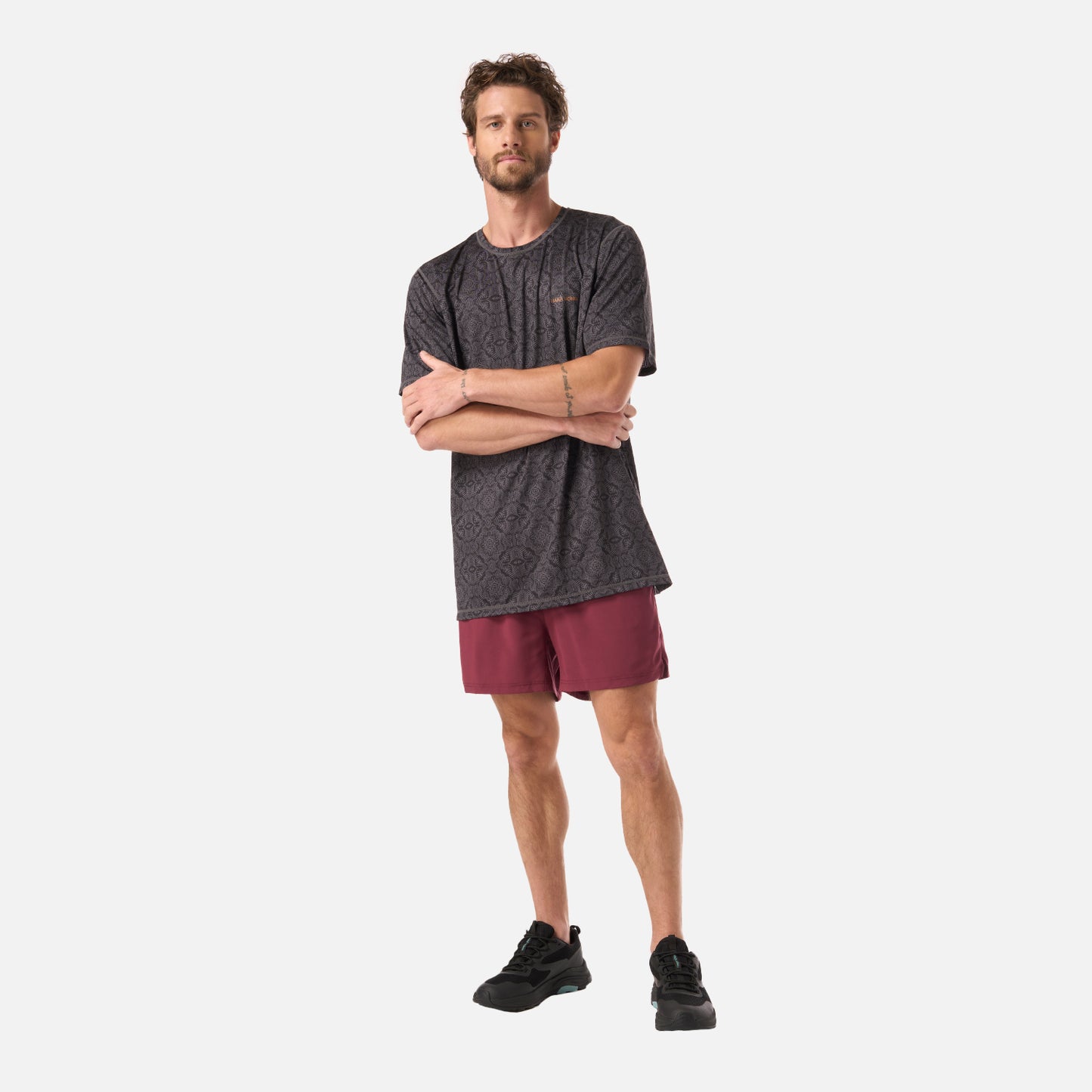 Short Hombre Canchero Burdeo Haka Honu