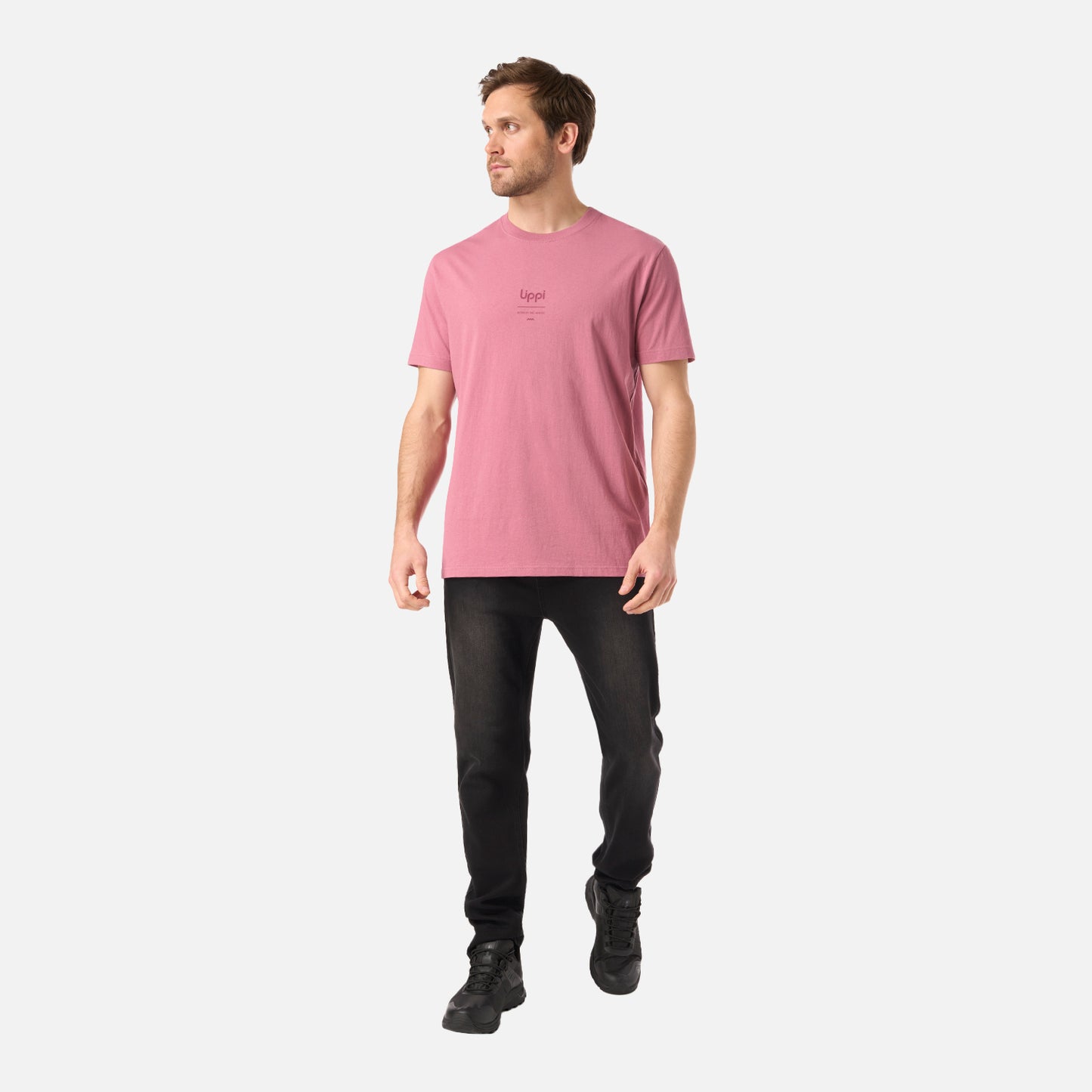 Polera Hombre Adventure Page T-Shirt Rosa Oscuro Lippi