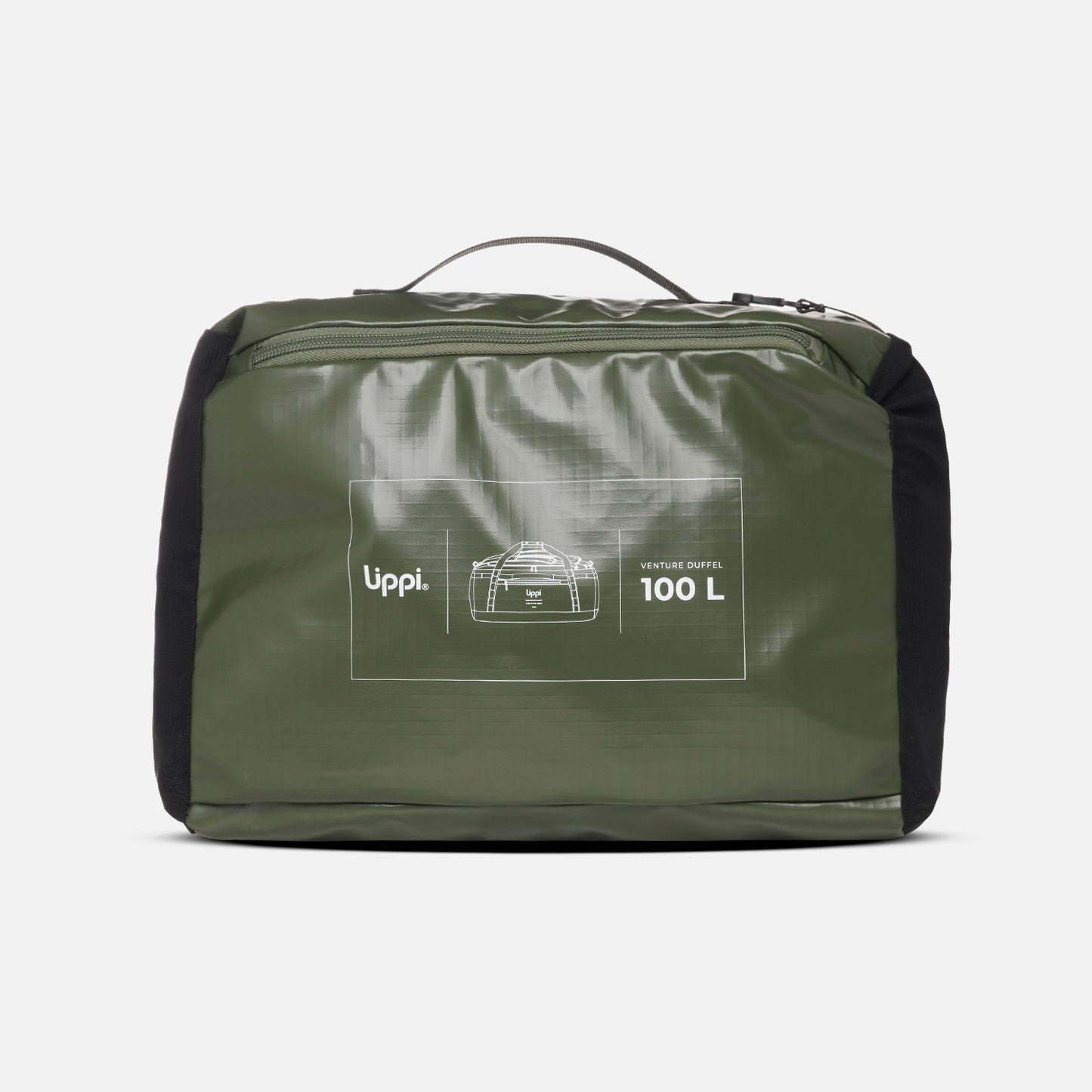 Bolso Venture Duffle 100L Verde Militar Lippi