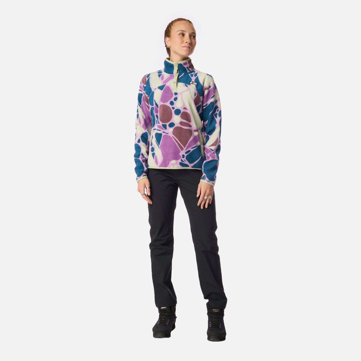 Polar Mujer Tokerau Print Lila Haka Honu