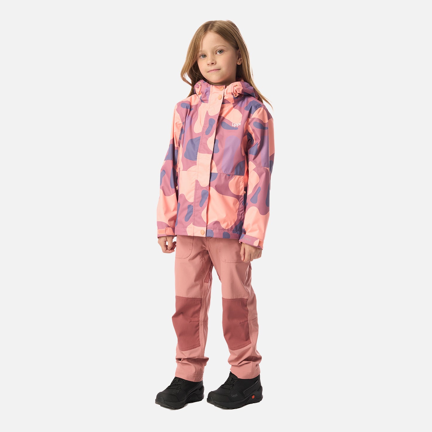 Chaqueta Niña Blizzard B-Dry Hoody Jacket Print Rosa Oscuro Lippi