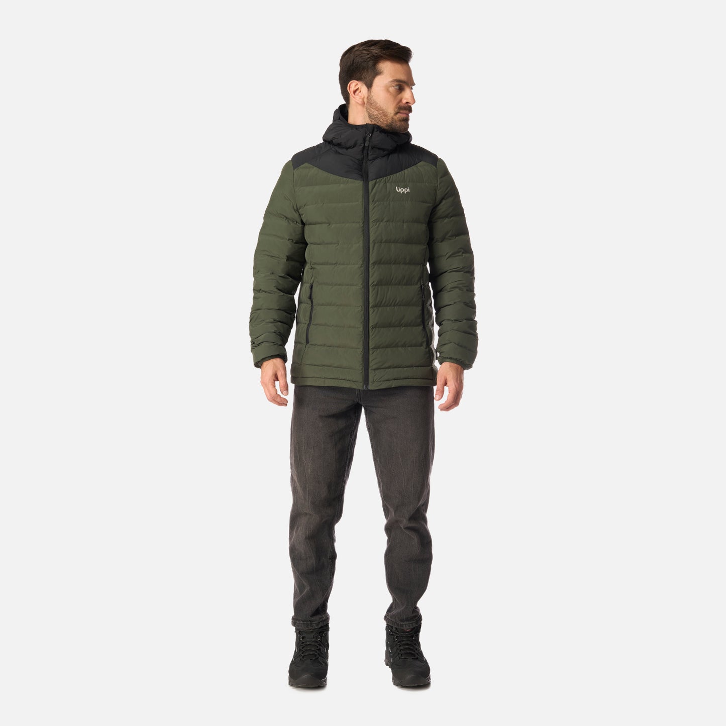Chaqueta Hombre Snowmass Steam-Pro Hoody Jacket Verde Militar Lippi