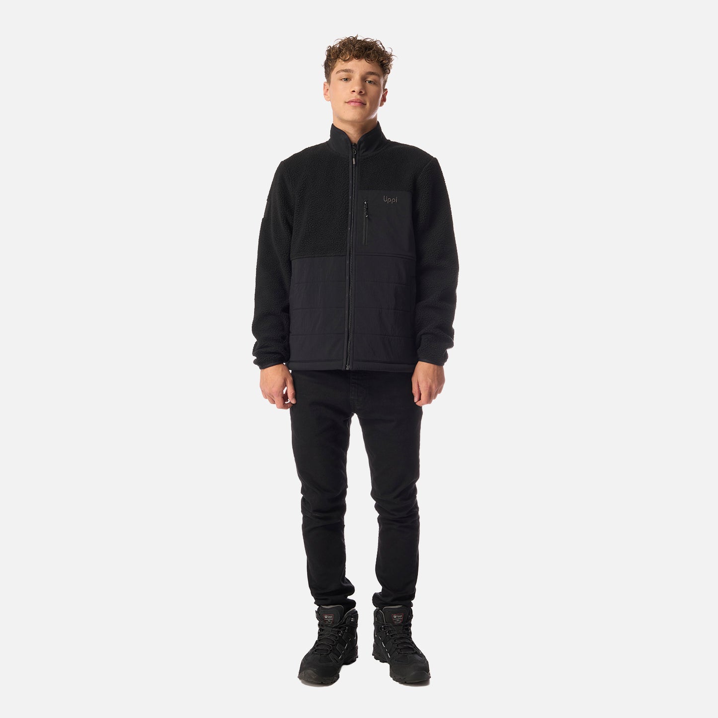 Polar Teen Boy Glaciar Sherpa-Pro Jacket Negro Lippi