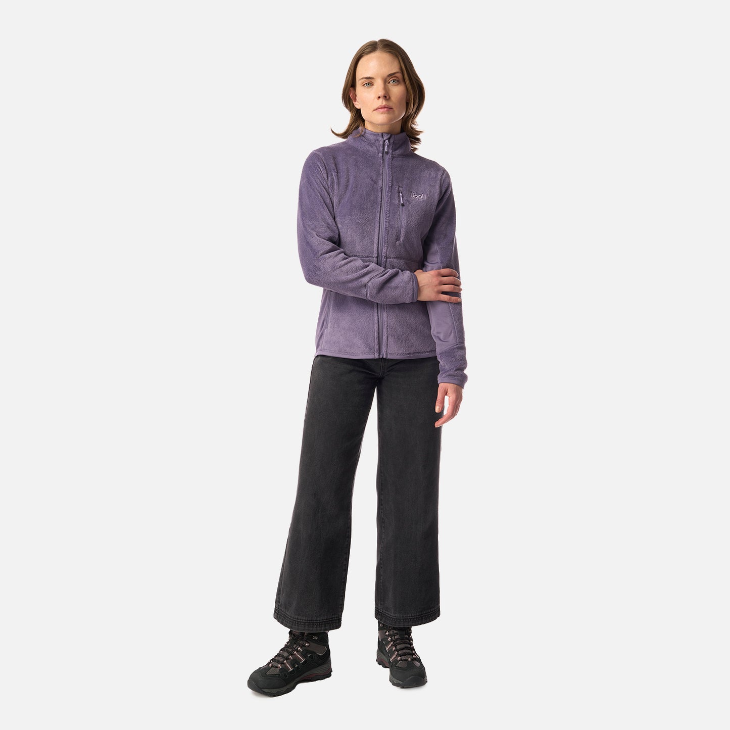 Polar Mujer Numan Shaggy-Pro Jacket Violeta Lippi