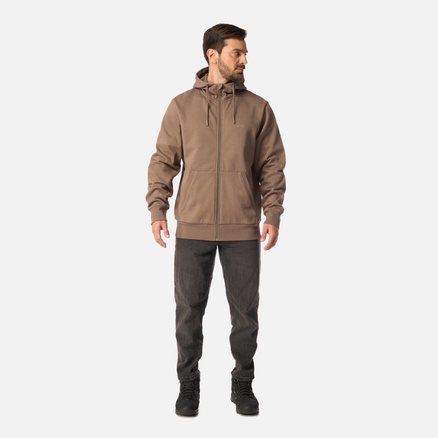 Polerón Hombre Ulmo Full Zip Hoody Sweatshirt Cafe Lippi