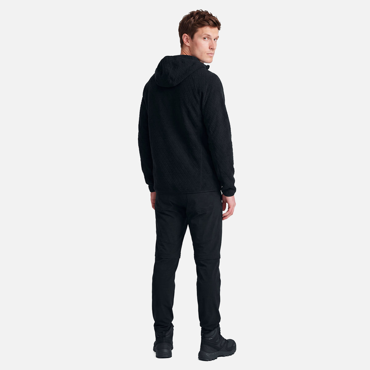 Polerón Hombre Jacaranda Nano-F Full Zip Hoody Negro Lippi