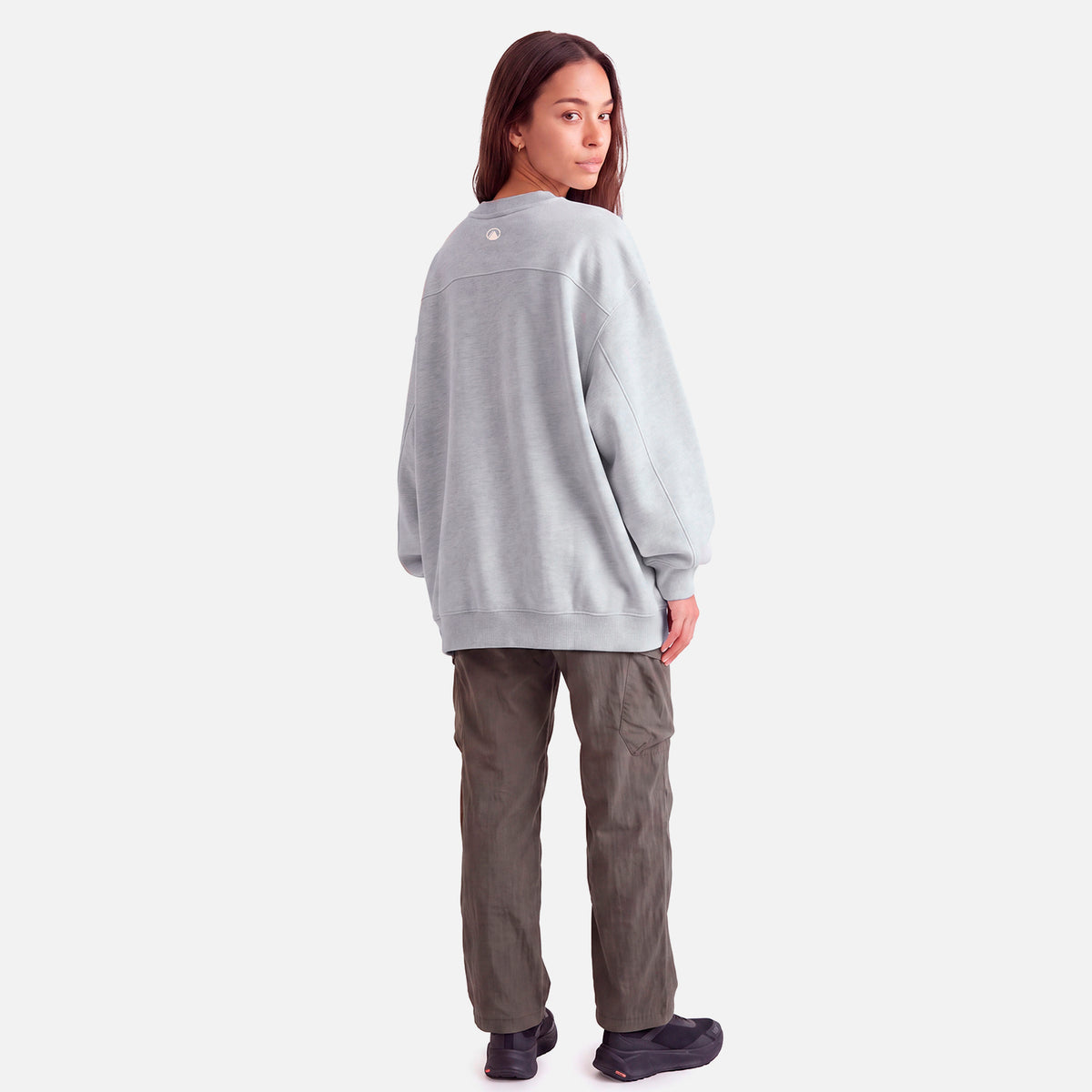 Polerón Mujer Ulmo Crewneck Sweatshirt Gris Melange Lippi