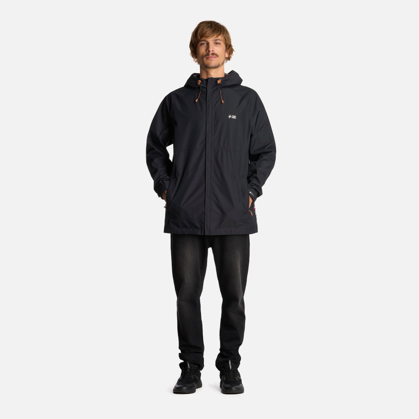 Chaqueta Hombre Viento Norte Negro Haka Honu