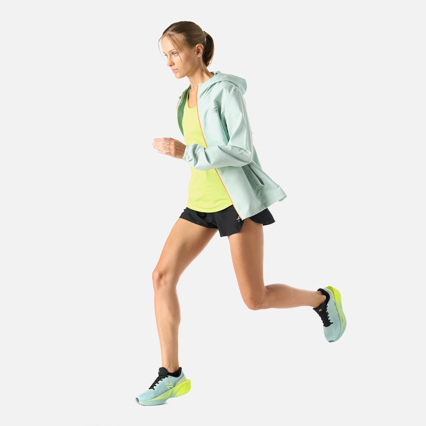 Chaqueta Mujer Built To Move Pro Windbreaker Jacket Jade Vulcano