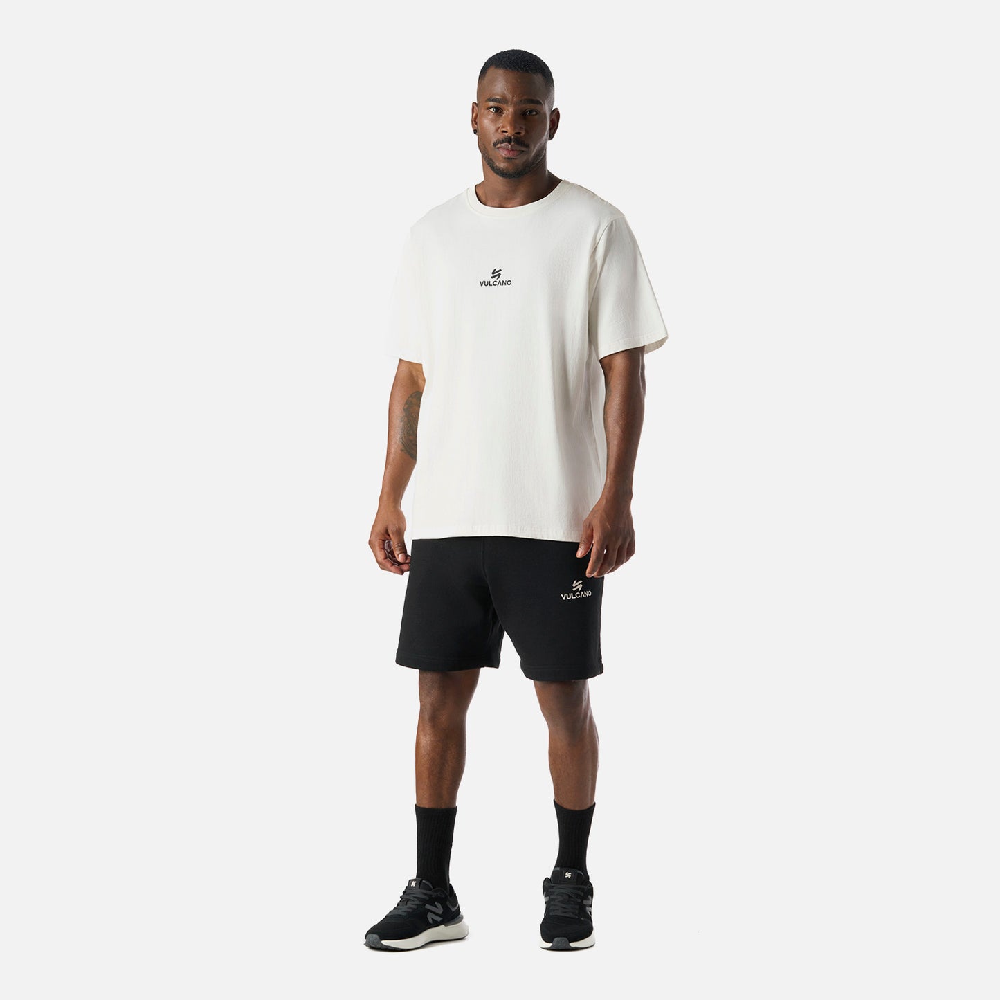 Shorts Hombre Cool Down Shorts Negro Vulcano