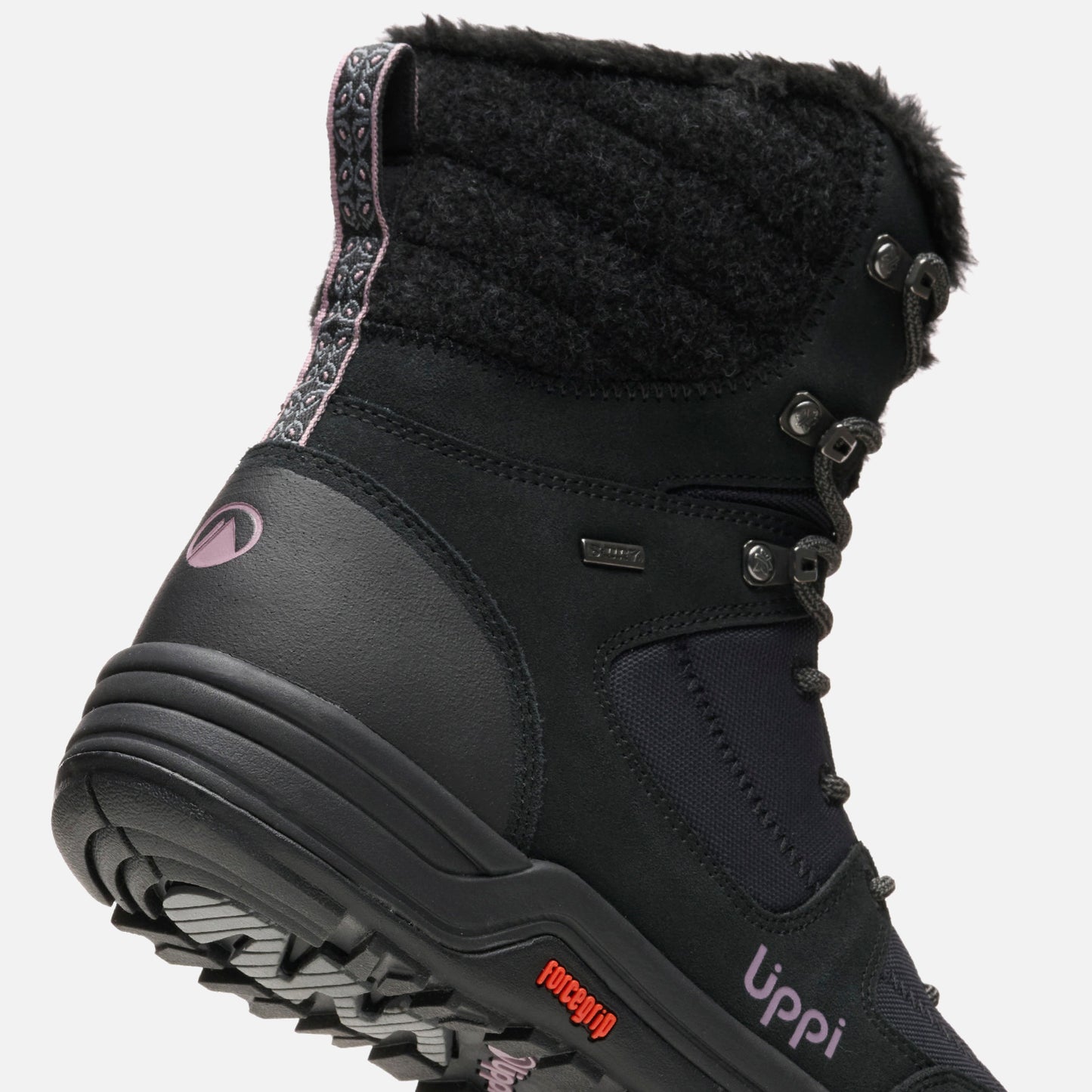 Bota Mujer Polar Light Negro / Morado Lippi