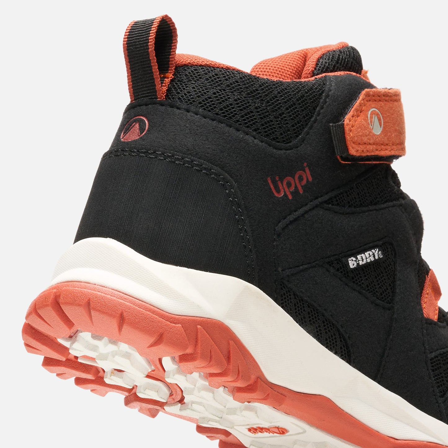 Botín Niño Tellus Mid Kids Negro / Ladrillo Lippi