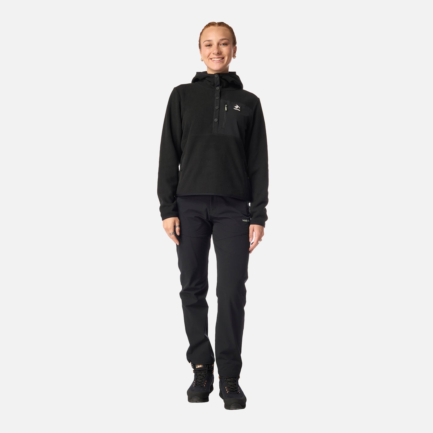 Polar Mujer Tokerau Hoody Negro Haka Honu