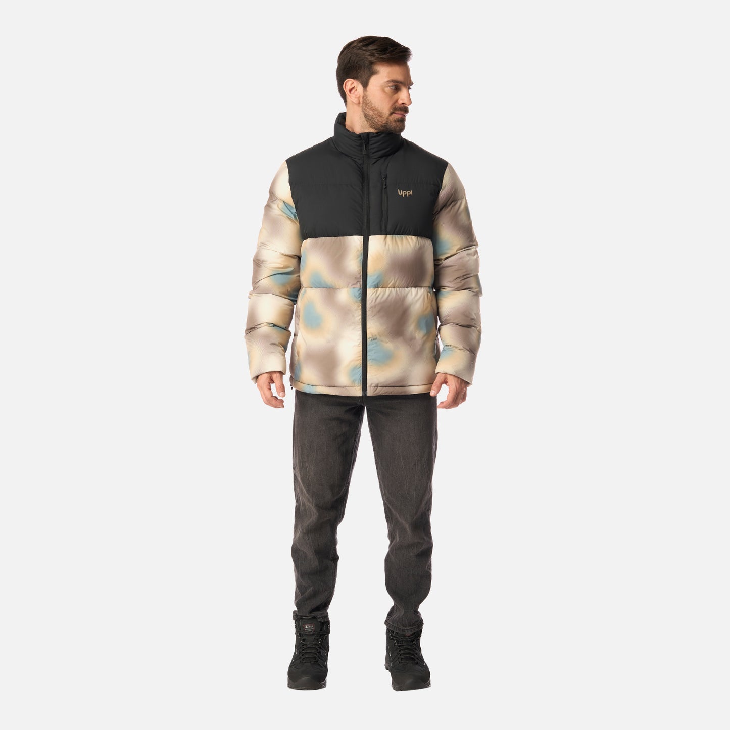 Chaqueta Hombre Urban Down Jacket Print Cafe Lippi