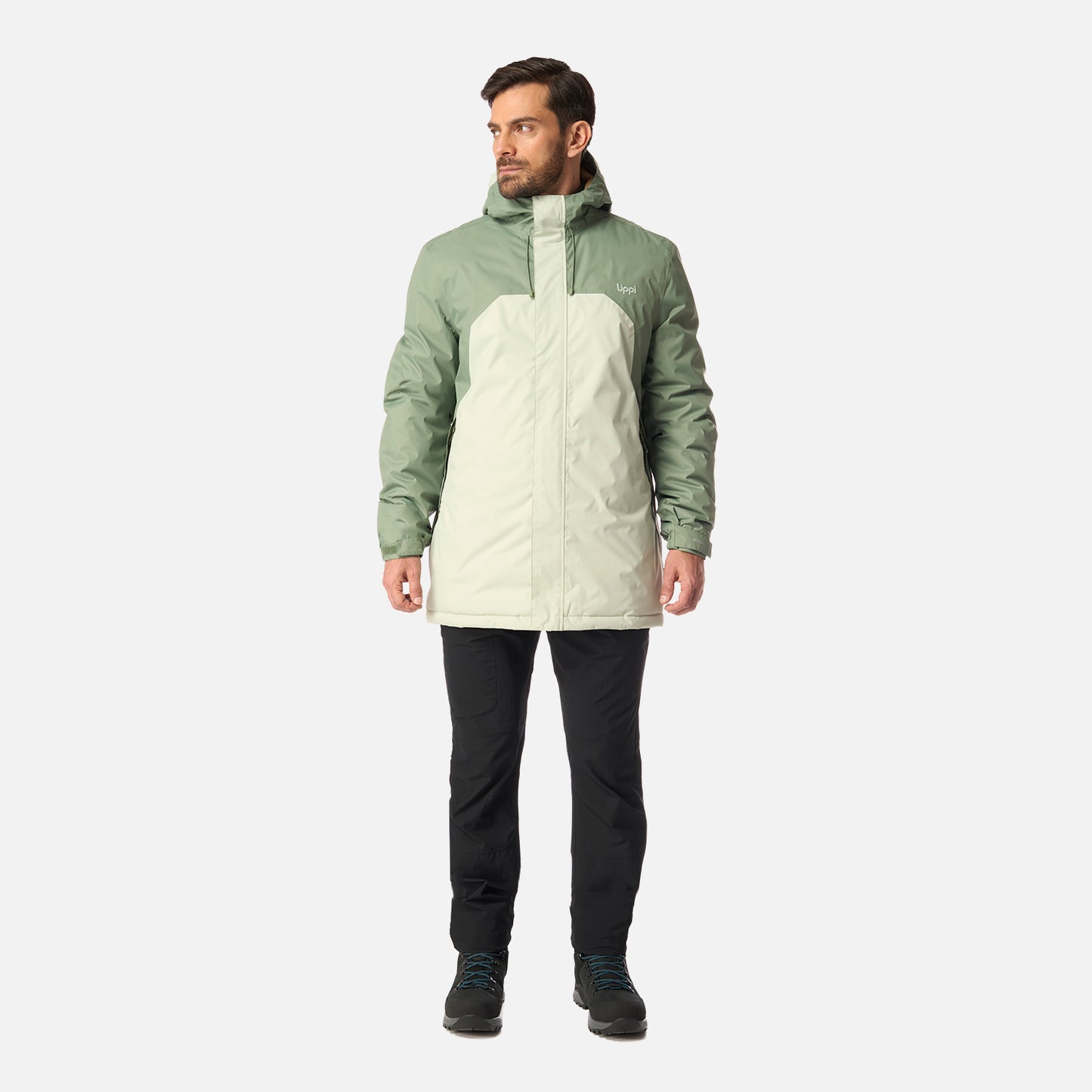 Chaqueta Hombre Gunther B-Dry Hoody Jacket Jade Oscuro Lippi