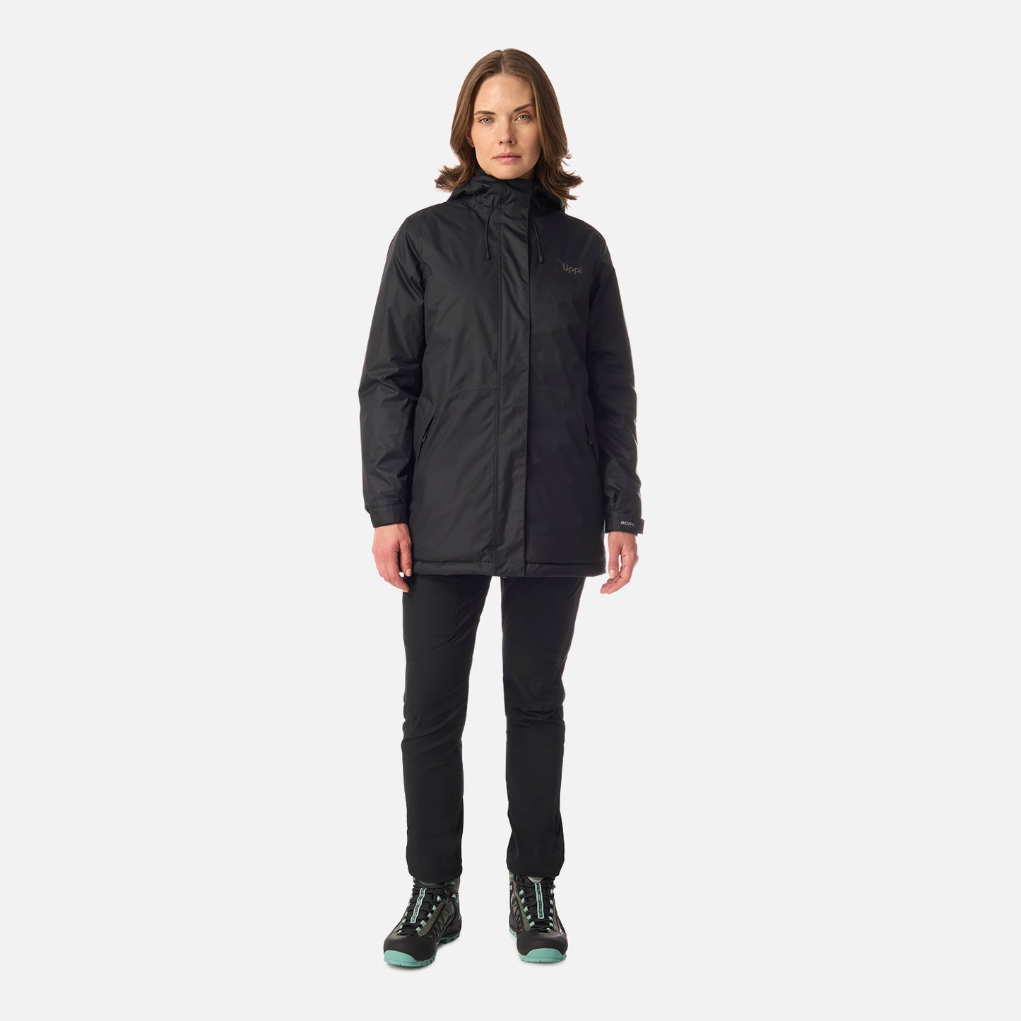 Chaqueta Mujer Gunther B-Dry Hoody Jacket Negro Lippi