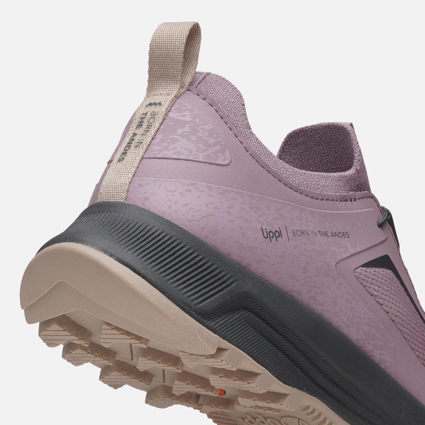 Zapatilla Mujer Light Knit Negro / Malva Lippi