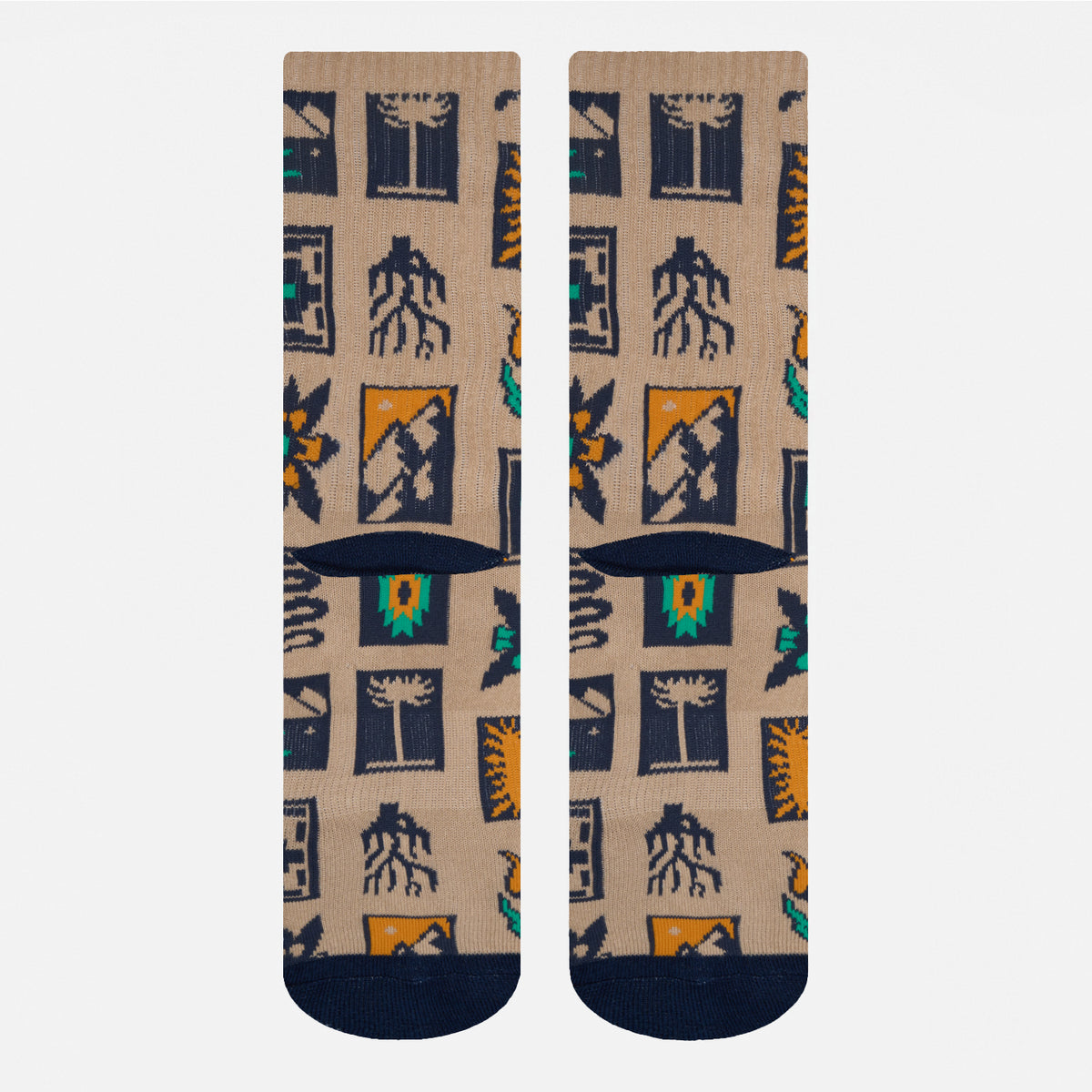 Calcetines Hombre Las Tres Puntas Pack Largo Arena / Café / Negro Haka Honu